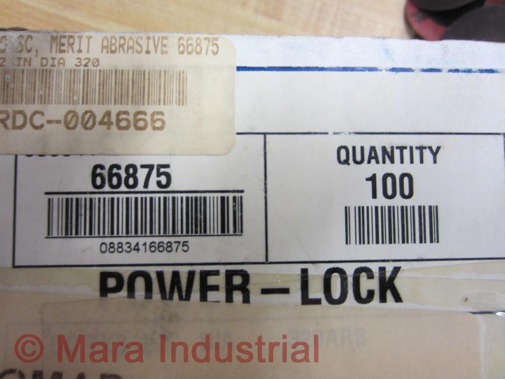 Merit 66875 Abrasive Disc 2″ Diameter 320 Grit (Pack of 100)