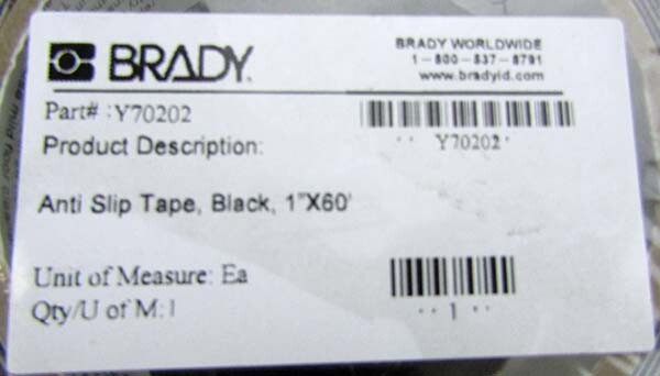 ANTI SKID BLACK TAPE 1″X60′-78189-10109245