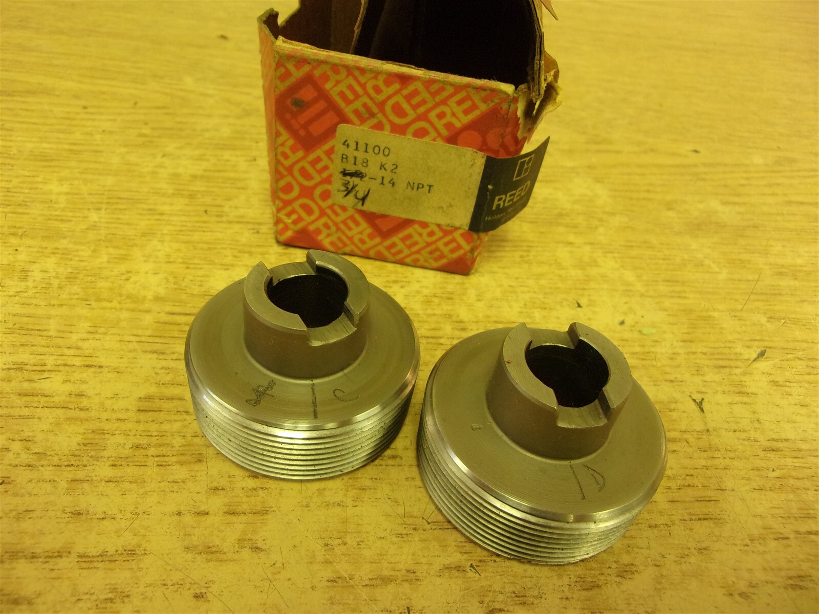 NEW Reed 41100 B18 K2 3/4-14NPT .320 Thread Roll Set of 2 *FREE SHIPPING*