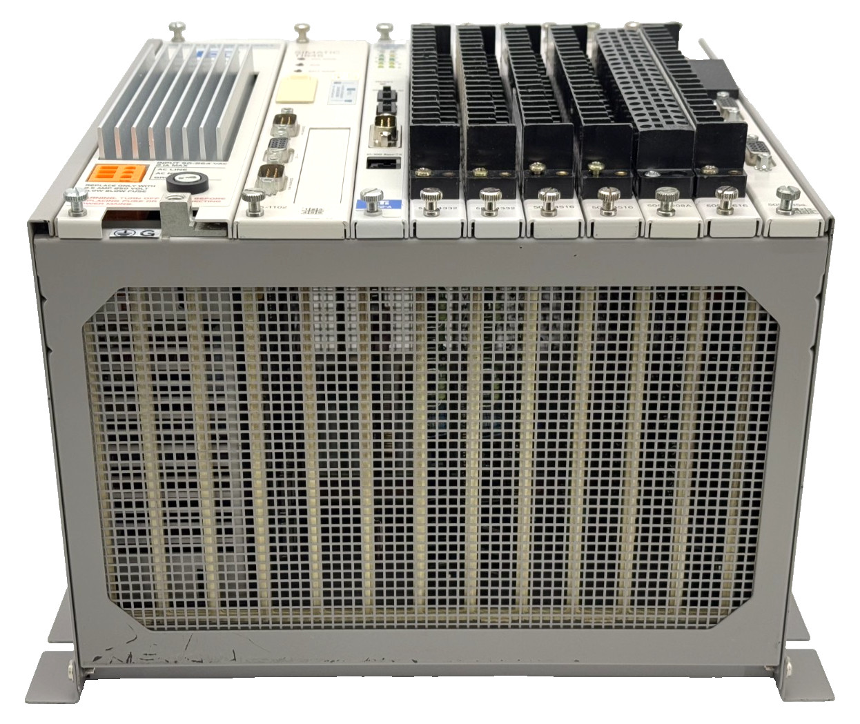 SIEMENS 505-6508 8-Slot Chassis Rack, 545-1102 CPU, CTI 2572-A Ethernet