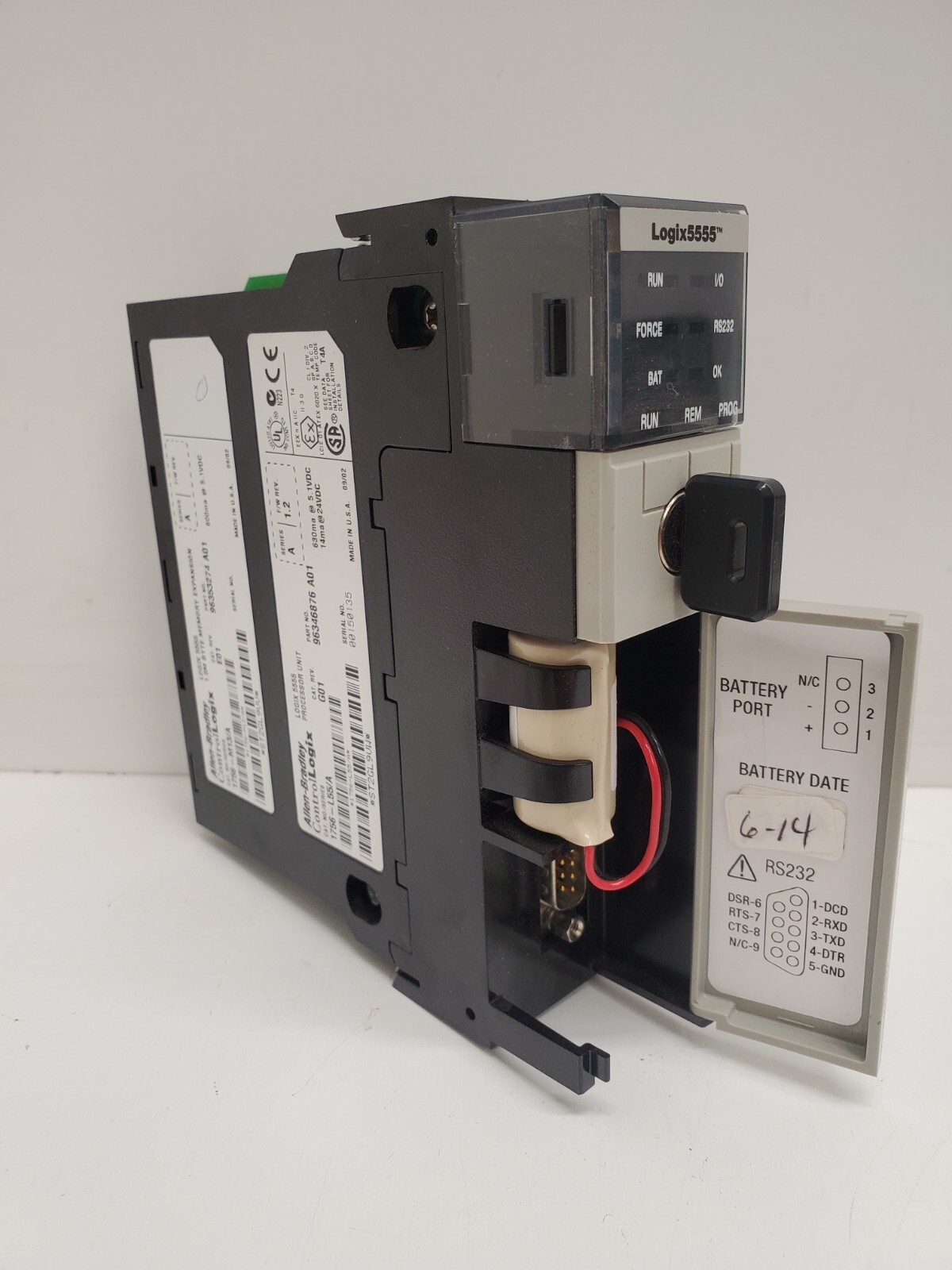 GUARANTEED! ALLEN-BRADLEY 1.2 F/W CONTROLLOGIX PROCESSOR MODULE 1756-L55/A