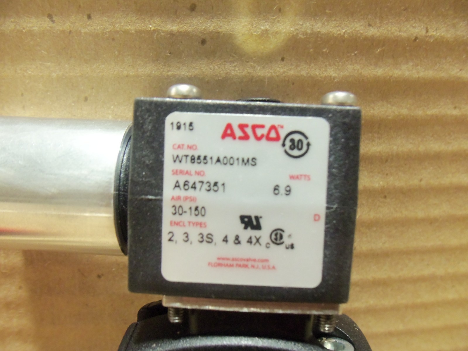 New Asco 8551A001MS 8551 w/ WT8551A001MS 6.9W