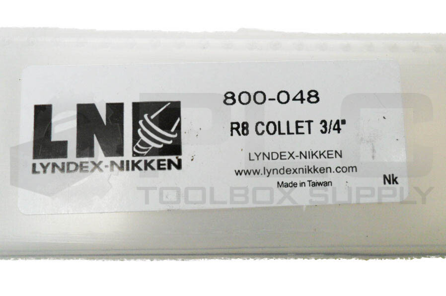 NEW LYNDEX-NIKKEN 800-048 R8 COLLET 3/4″
