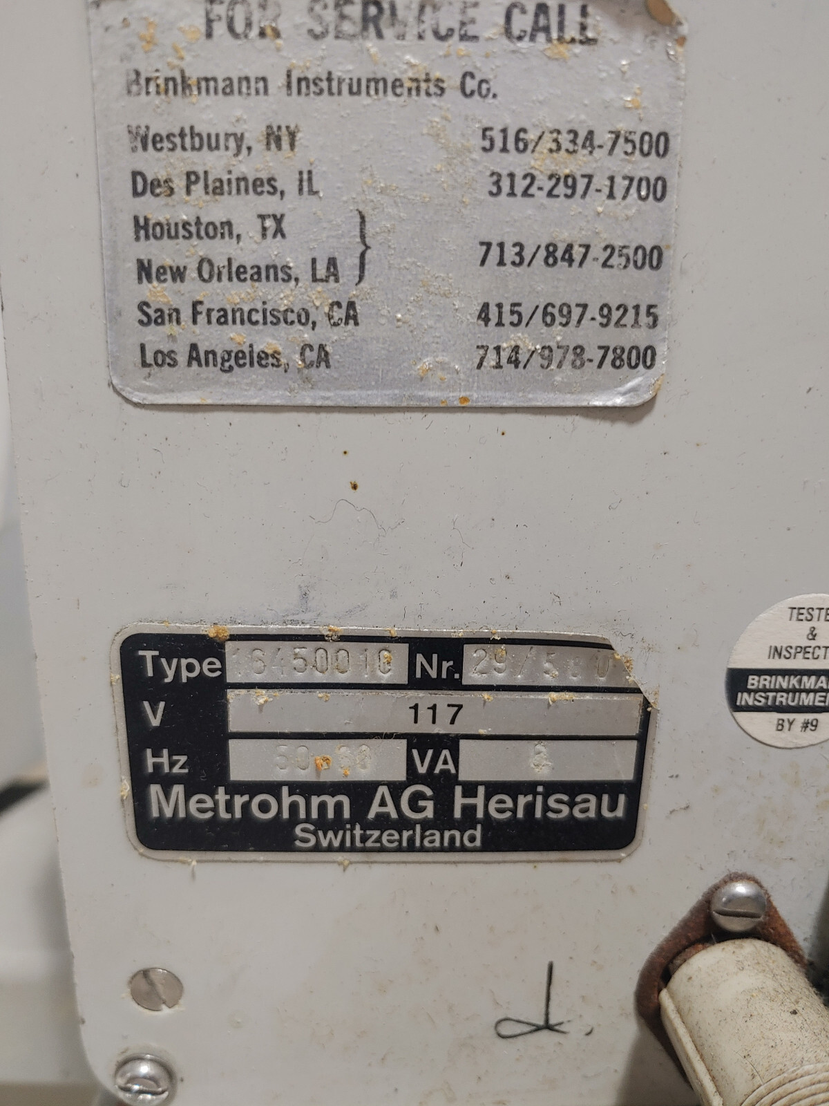 METROHM BRINKMANN 633 Karl Fischer Automat 645 Dosimat 649 Stirrer