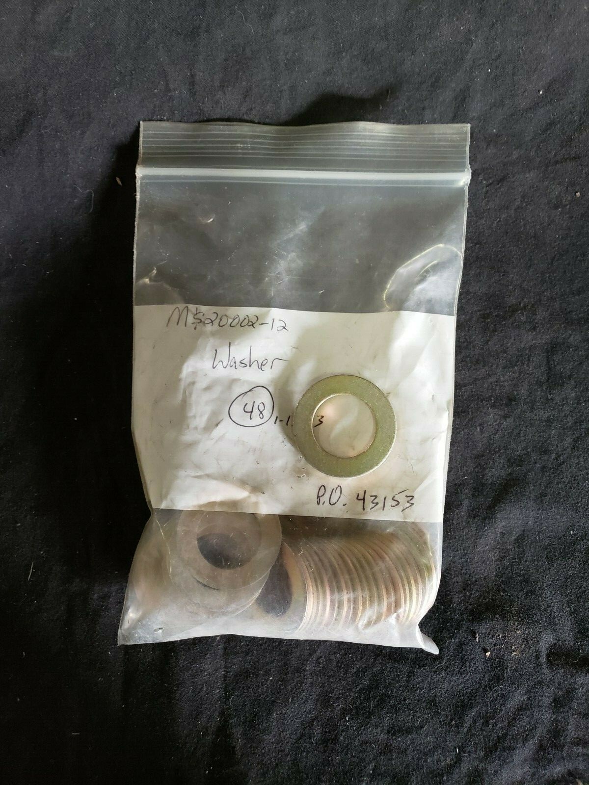3/4 Steel Flat Washers qty 48