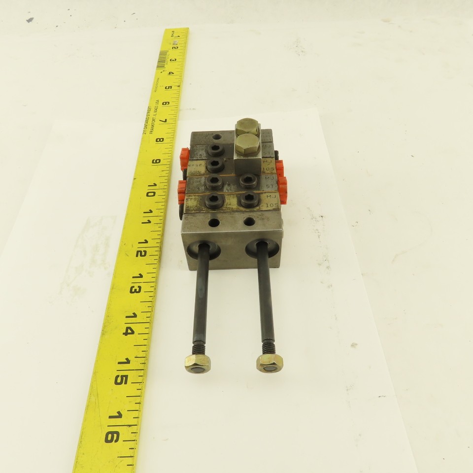 Trabon Lubriquip MJ-5T MJ-10S Modular Flow Divider Valve Block Assembly