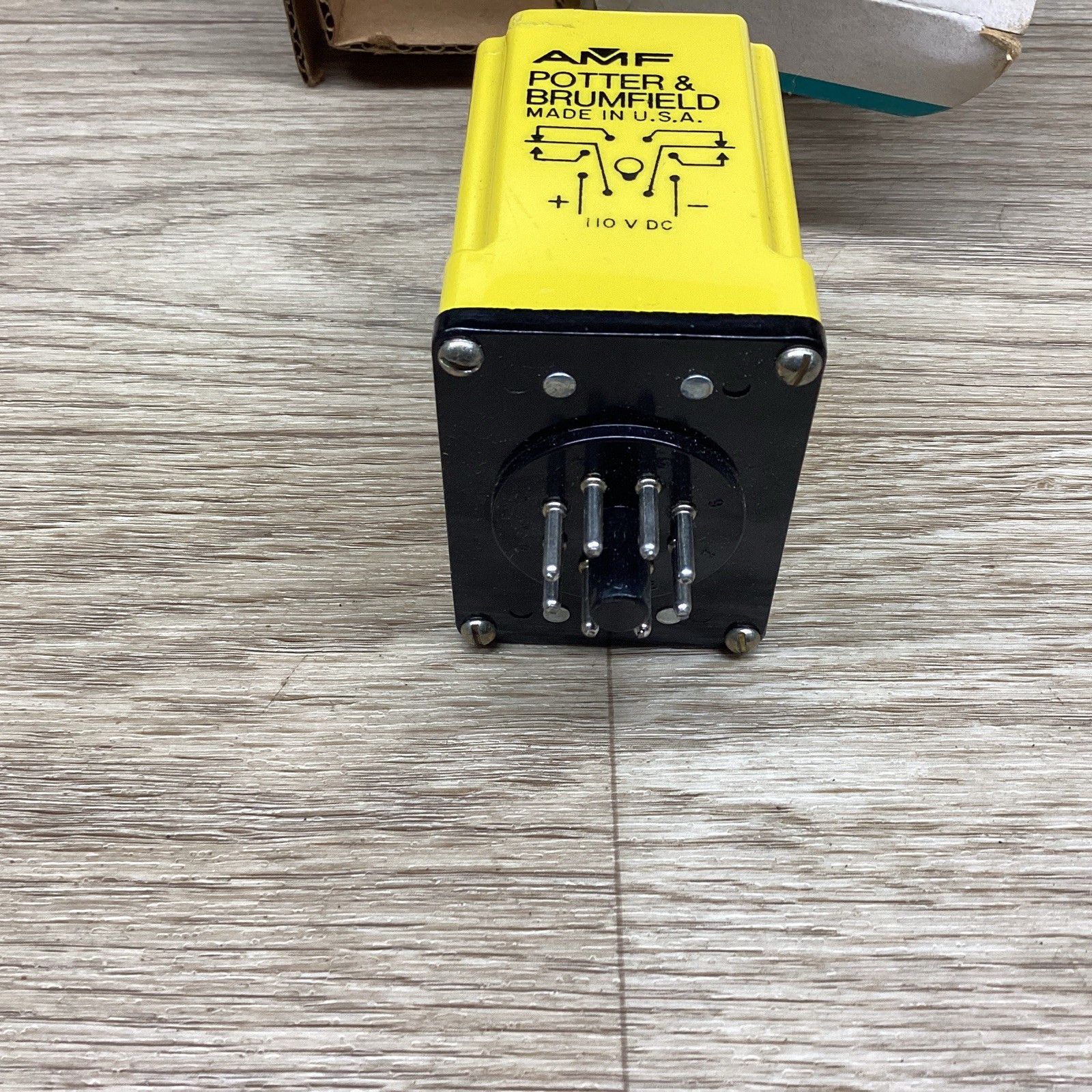 AMF POTTER & BRUFIELD TIME DELAY RELAY CDD-38-60007 120 SEC #817PT143*CO