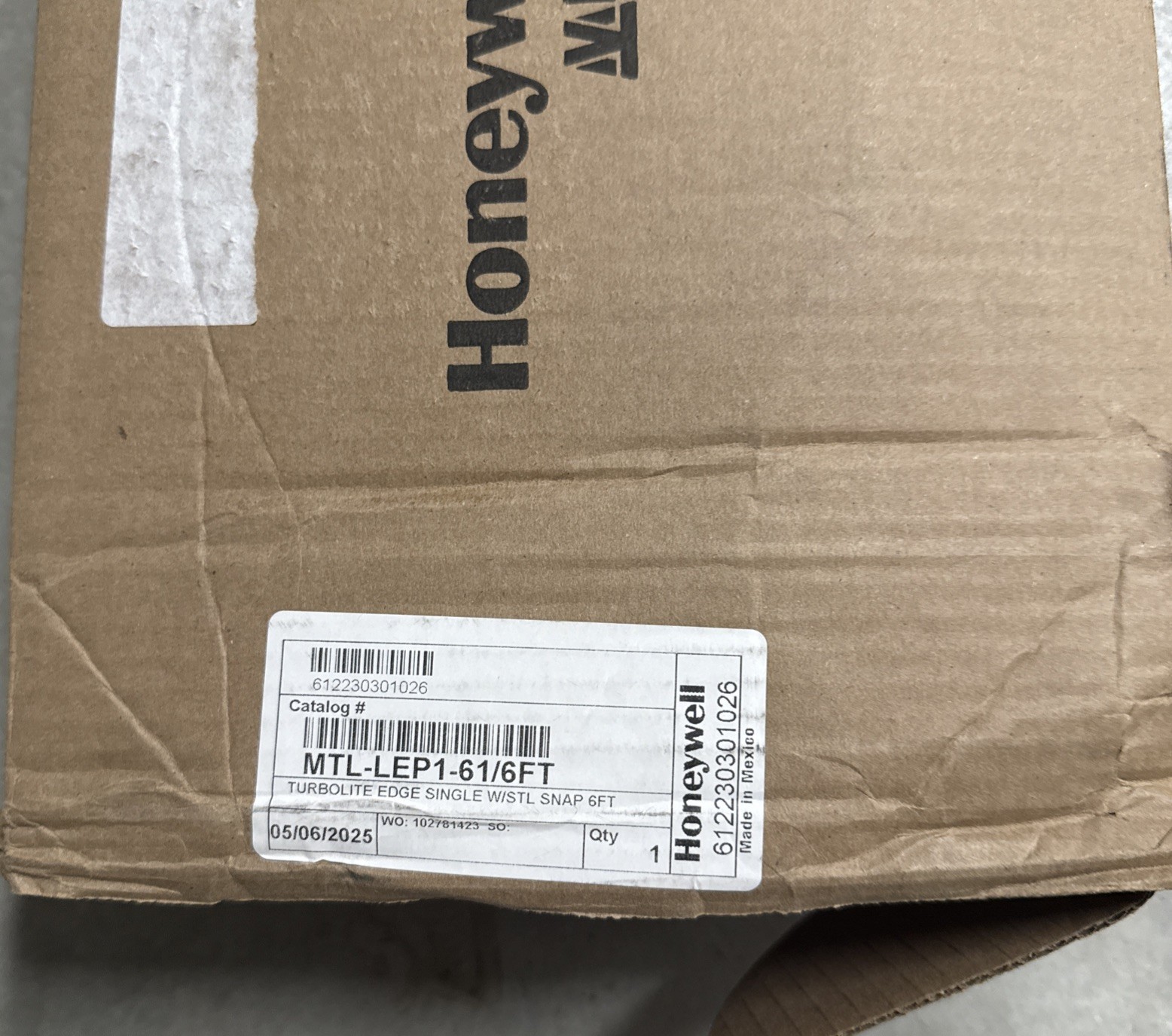 Honeywell Miller MTL-LEP1-61/6FT Turbolite+ Edge Cable W/ Steel Locking Snap Hoo