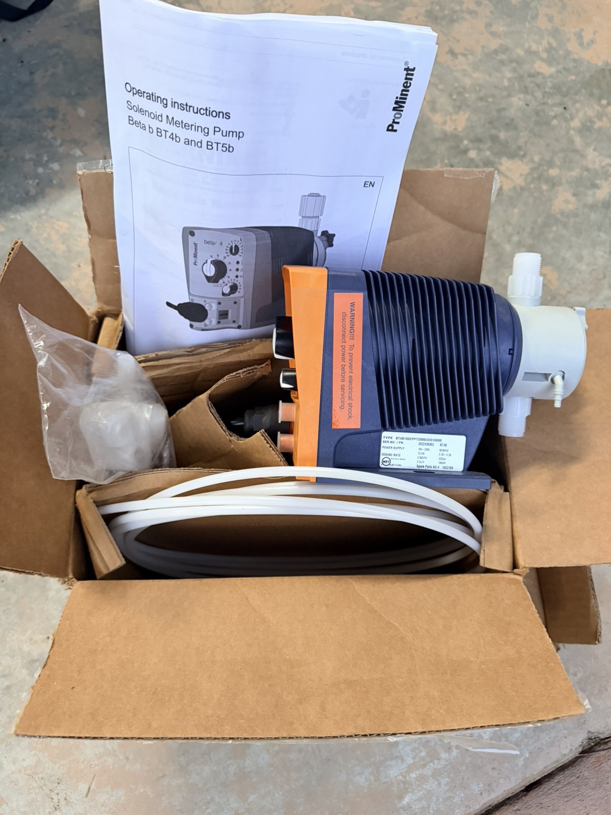New Prominent BT4B Metering Pump BT4B1602PPT2000UD010000