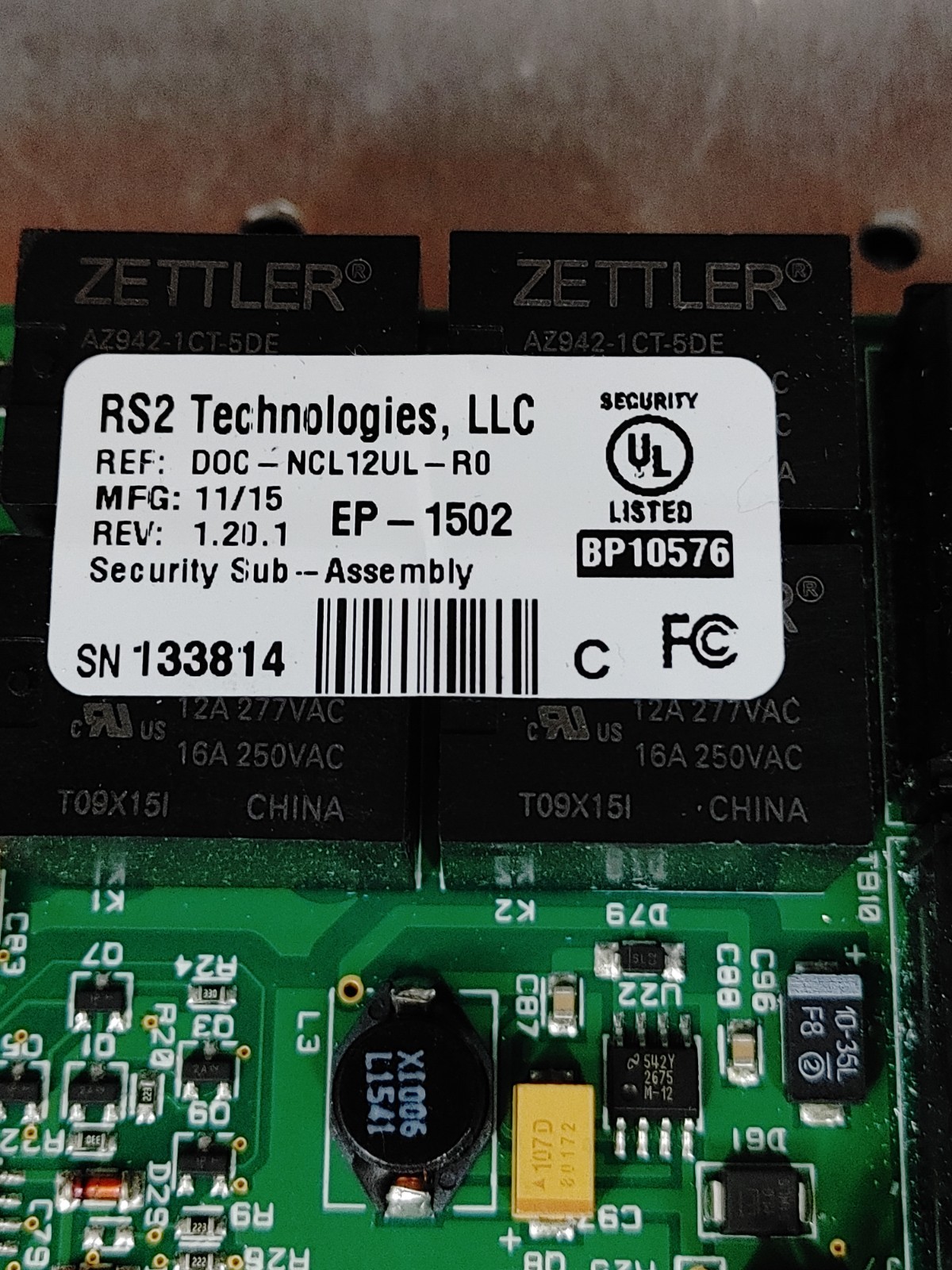 LIFESAFETY POWER FP075-D8PE2M Multi Output Power Supply Charger Enclosure