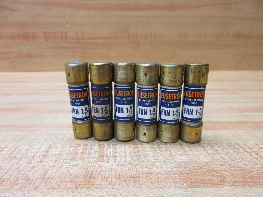 Buss FRN-1-8/10 Bussmann Fuse FRN1810 (Pack of 6)