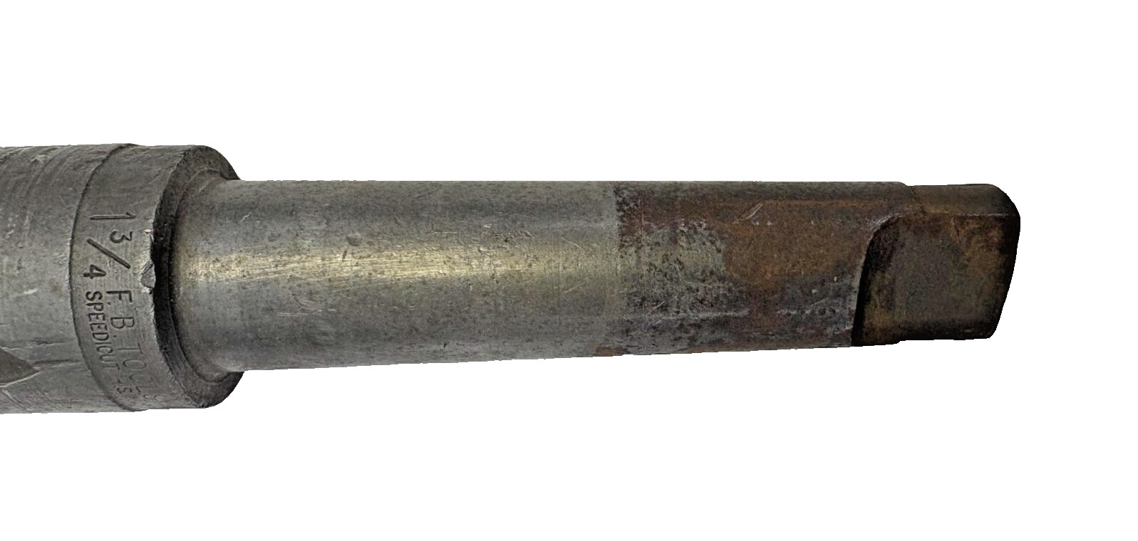 FB TOOLS, #4 MORSE TAPER SHANK DRILL BIT, SPIRAL 2 FLUTE, HS, OAL 14-1/8″