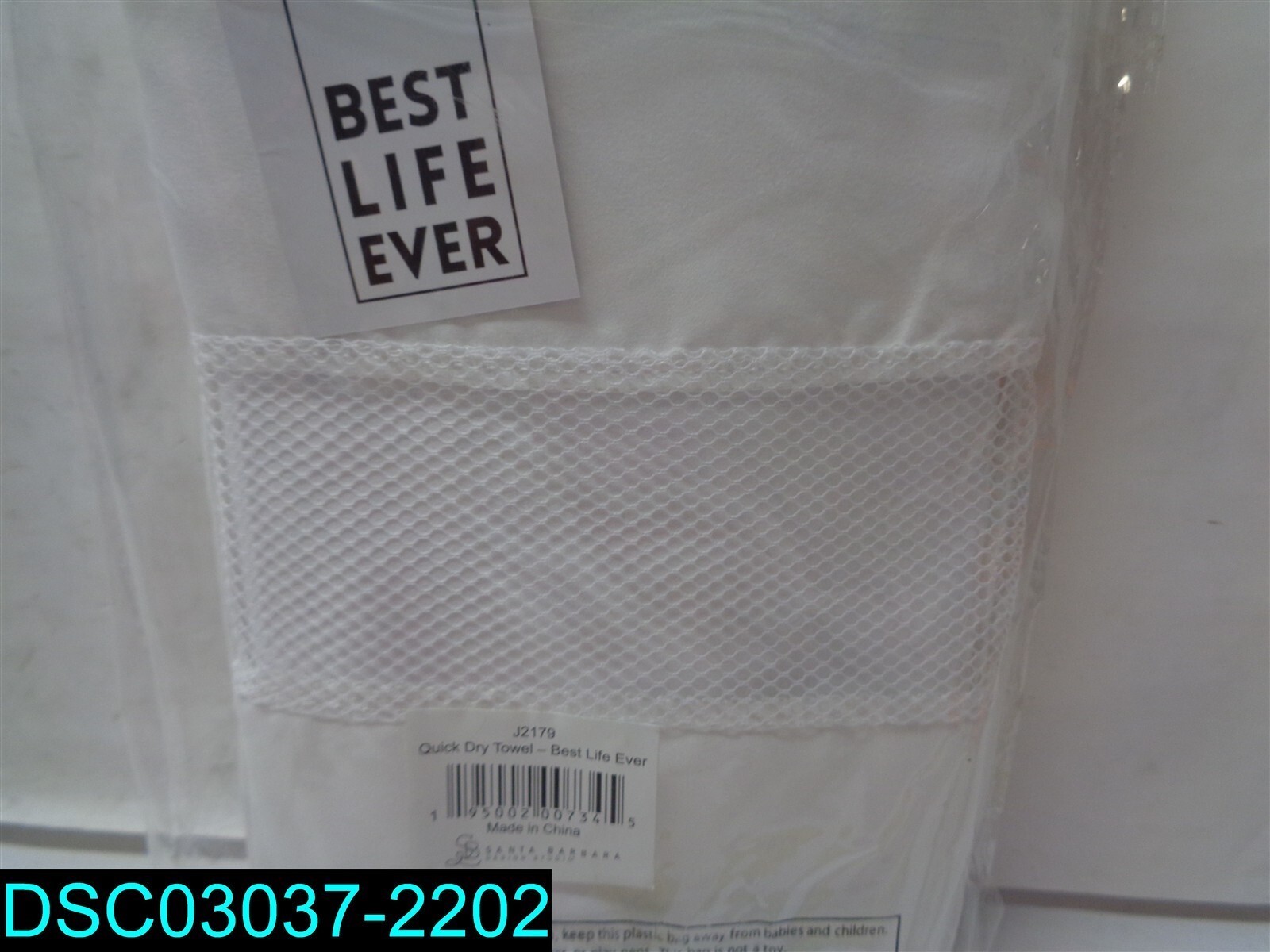 Santa Barbara J2179 Quick Dry Oversized Beach Towel Best Life Ever 195002007345