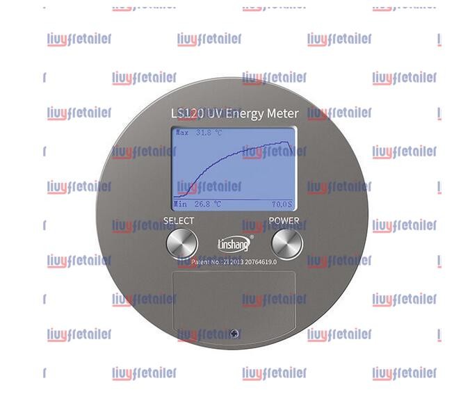 1PC New UV Energy Meter UV irradiance and temperature UV Energy meter LS120