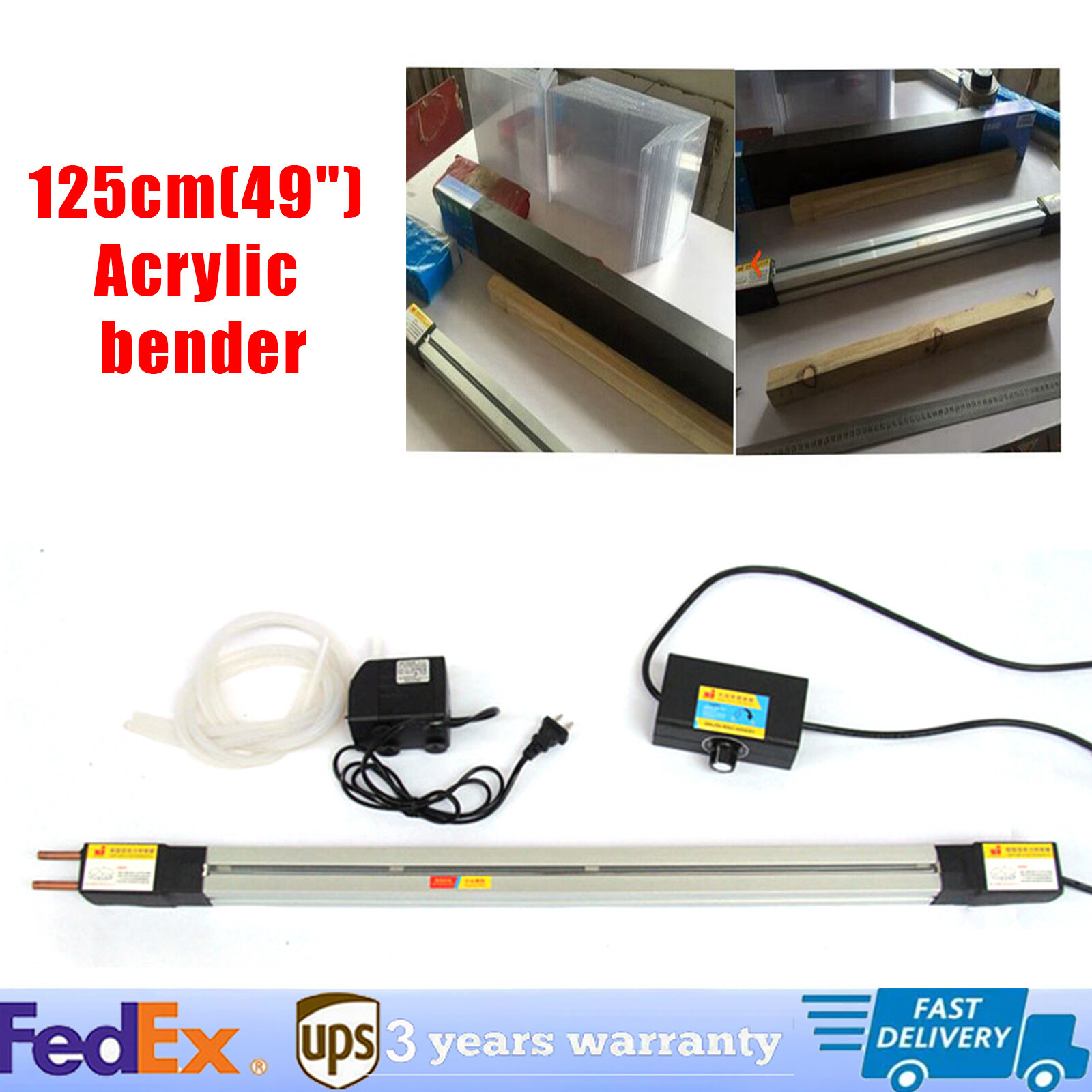 48″Acrylic Plastic PVC Bending Machine Heater Bender Hot Heating Tool 110V 1500W