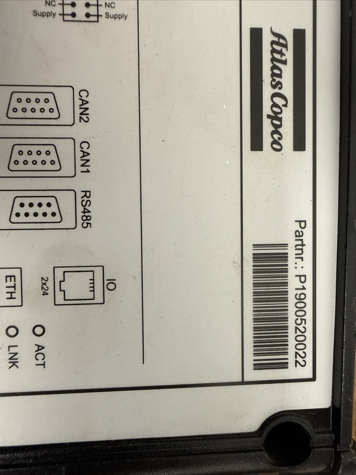 Atlas Copco Elektronikon Graphic Plus Compressor Controller / HMI Panel