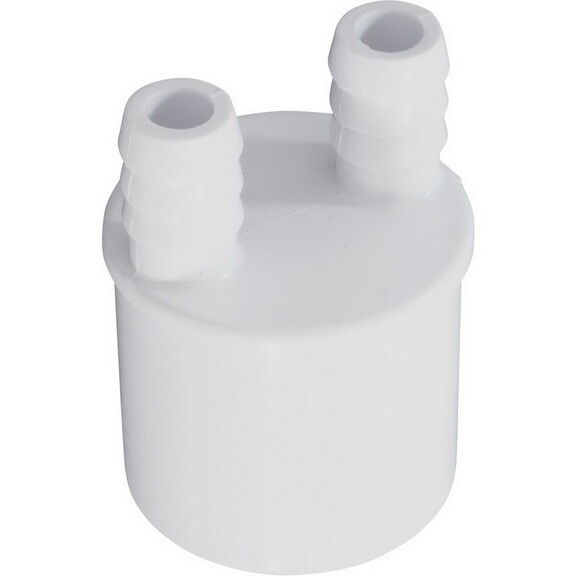 Custom Molded Products 21033-000-000 1Spigot x 3/8Barb 2 Port Manifold