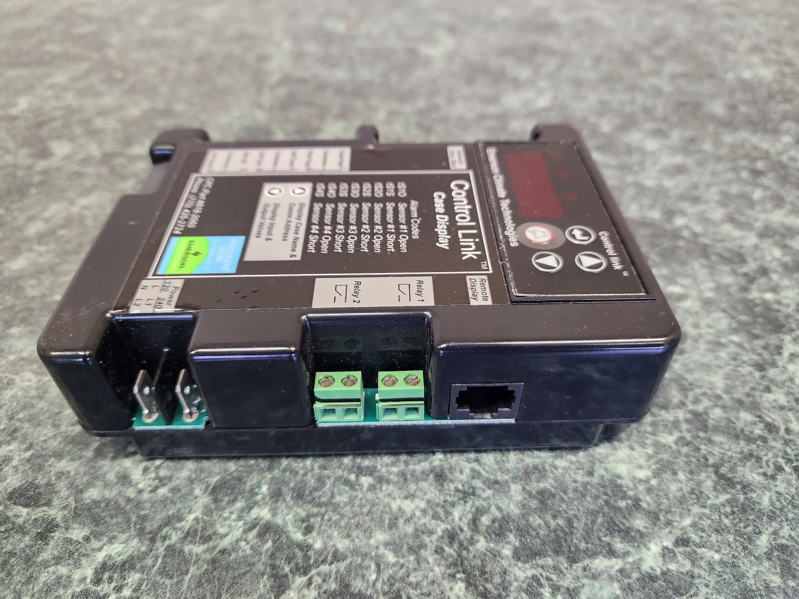 Emerson Climate Control Link Case Display 818-2060 w/ 618-1120 Expansion Board