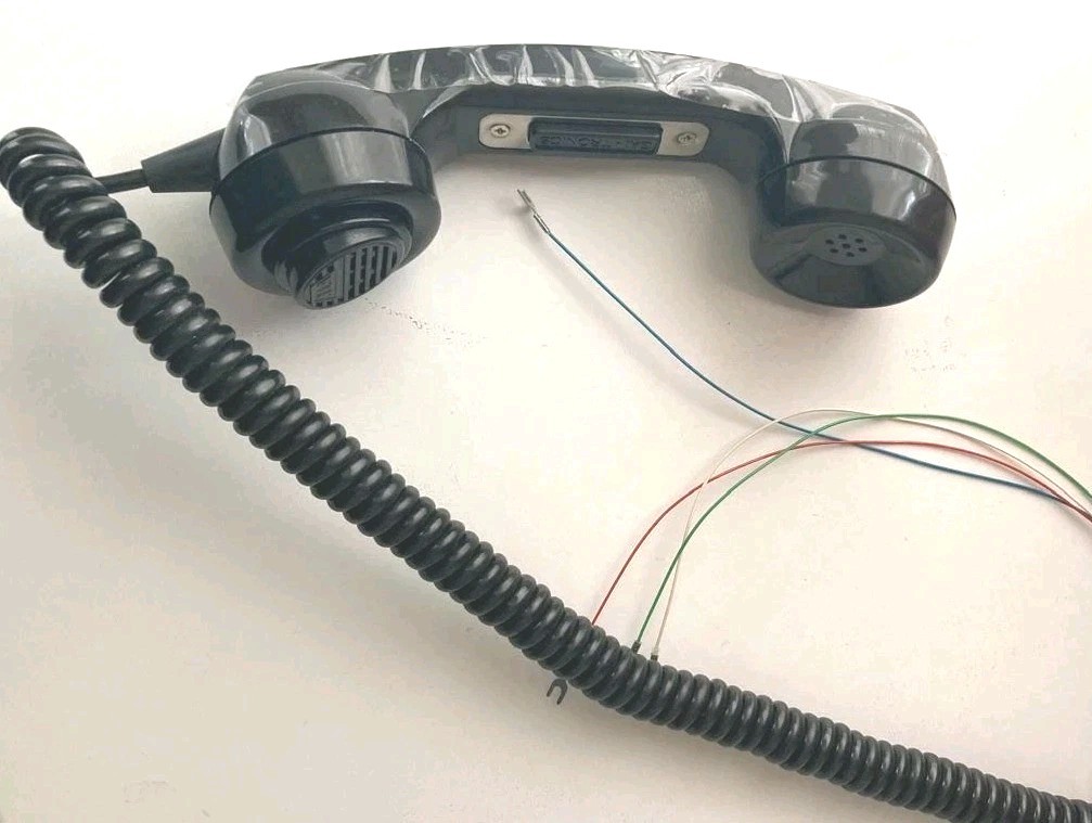 Lot Of 10 Military Industrial Handset With Curly Cord Gai-Tronics GTJ99020D -New