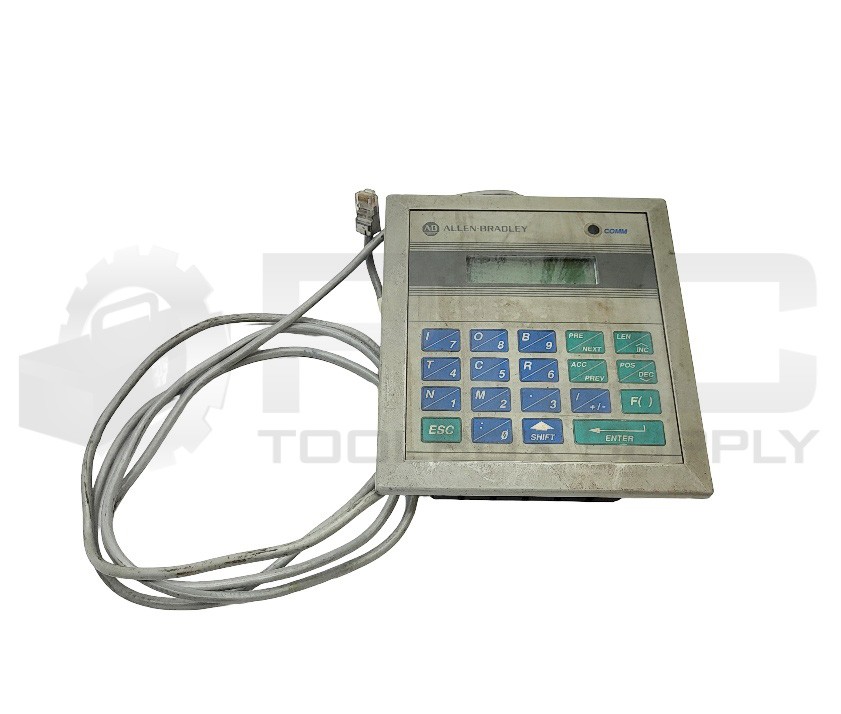 ALLEN BRADLEY 1747-DTAM /B DATA TABLE ACCESS MODULE W/ 1747-C10 /B CABLE