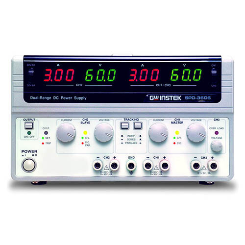 Instek SPD-3606 Multiple Output Dual Range Switching D.C. Power Supply