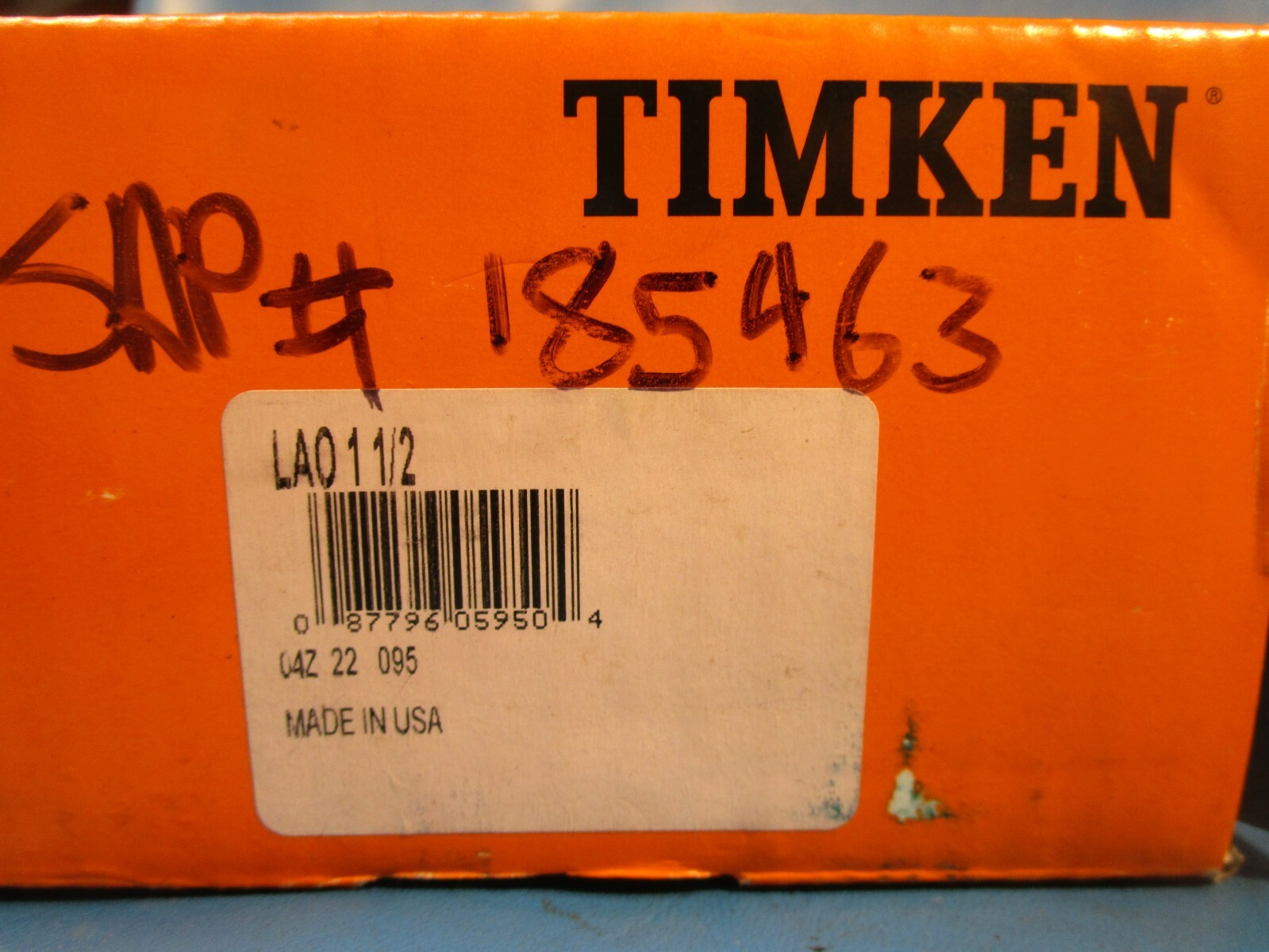 Timken LAO 1 1/2, Pillow Block, 1-1/2 Bore Eccentric Collar Ball Bearing Unit