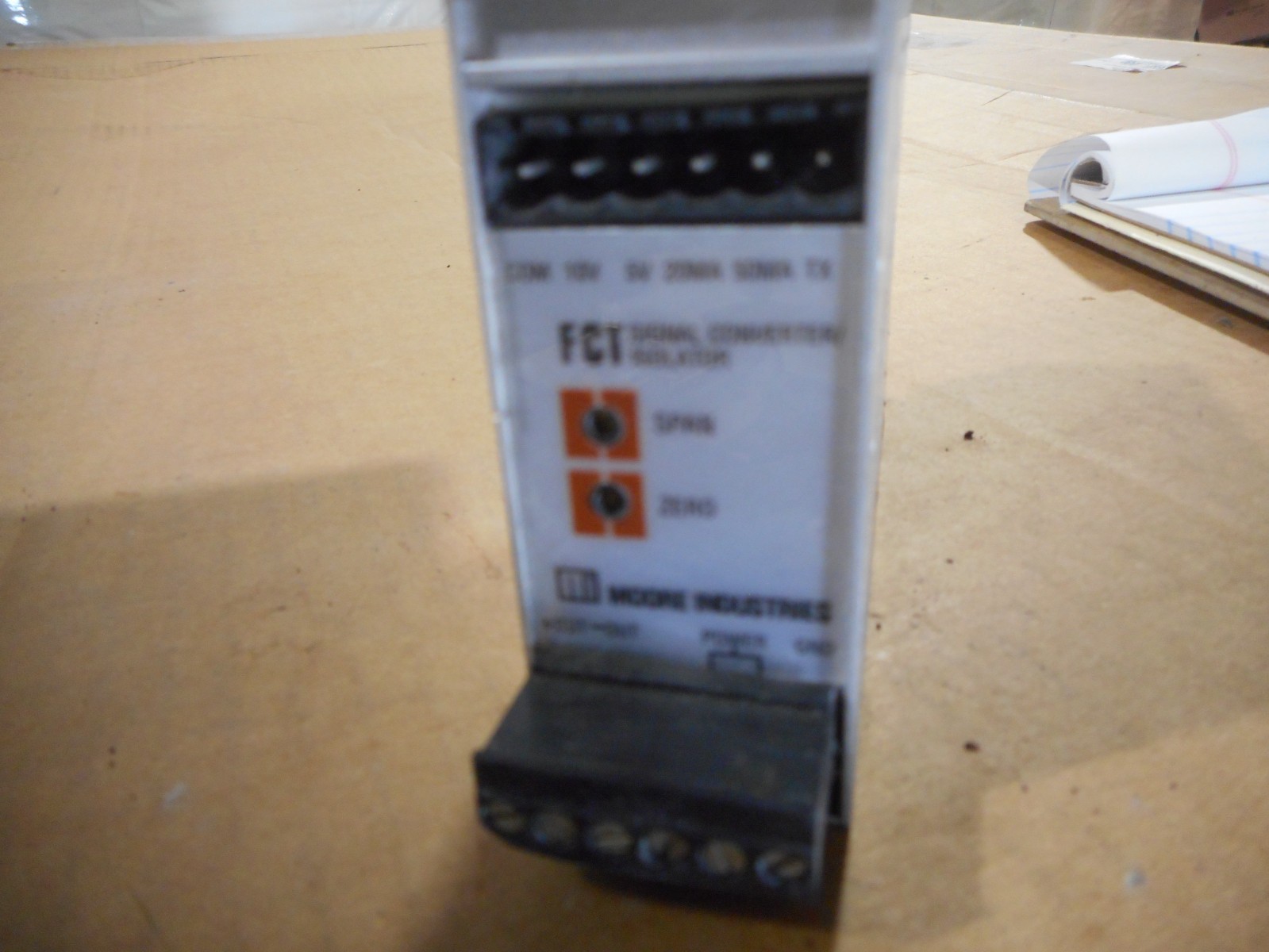 MOORE INDUSTRIES SIGNAL CONVERTER, FCT/PRG/PRG/U, (DIN) -SURPLUS-