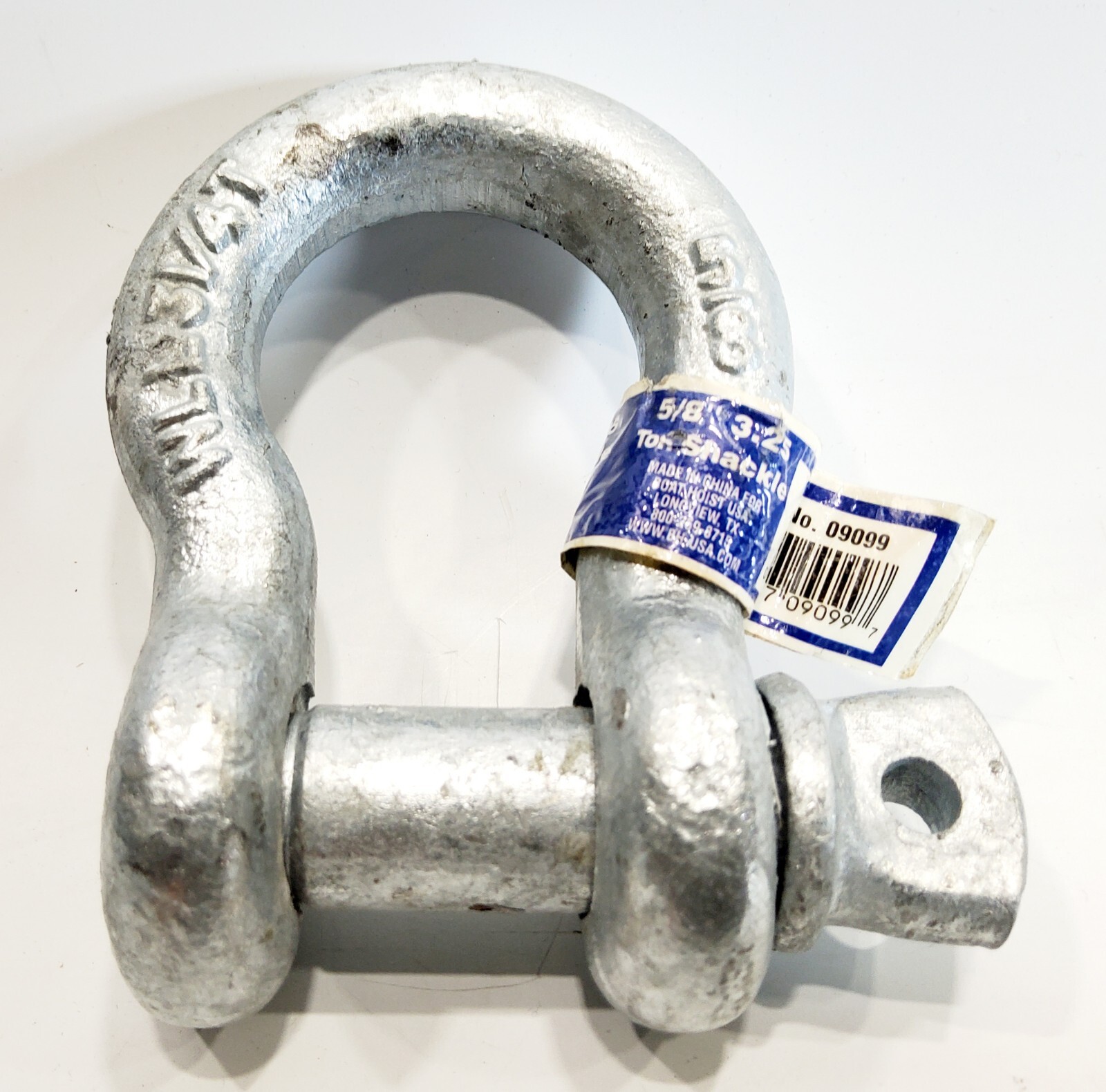CAMPBELL 5/8″ WLL 3-1/4 TON CLEVIS SCREW PIN ANCHOR SHACKLE USA