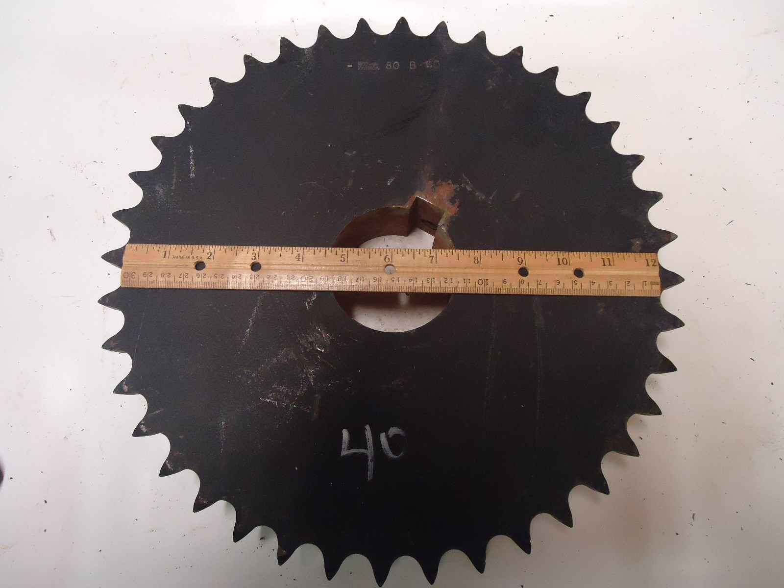 MARTIN 80 40 Sprocket “New” 2-15/16 bore with 1″ keyway