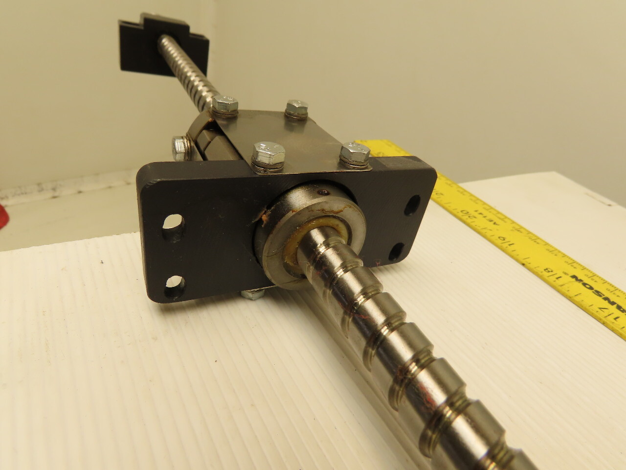 15mm OD Ball Screw And Nut 9.5mm Pitch From CMM CNC DIY 24″ Stroke