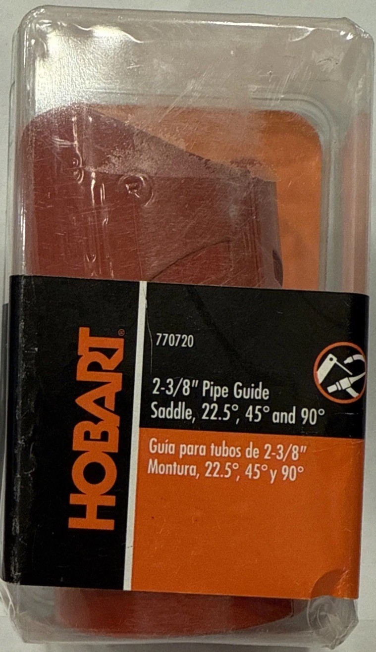 Hobart 2-3/8″ Guide Saddle # 770720. 22.5, 45, and 90. New.