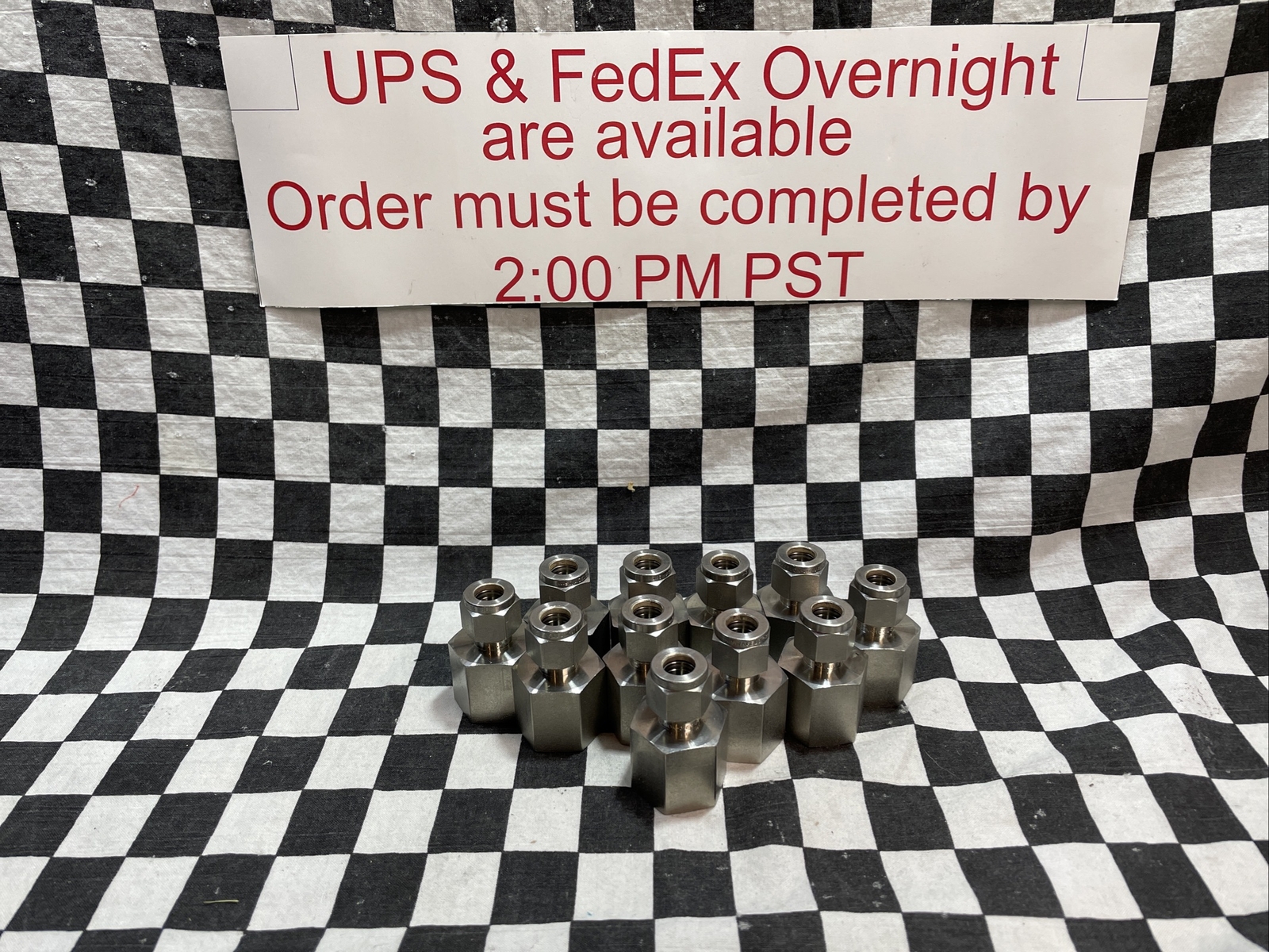 Swagelok FEMALE ADAPTER SS-600-7-8, LOT OF 11, #1550C6