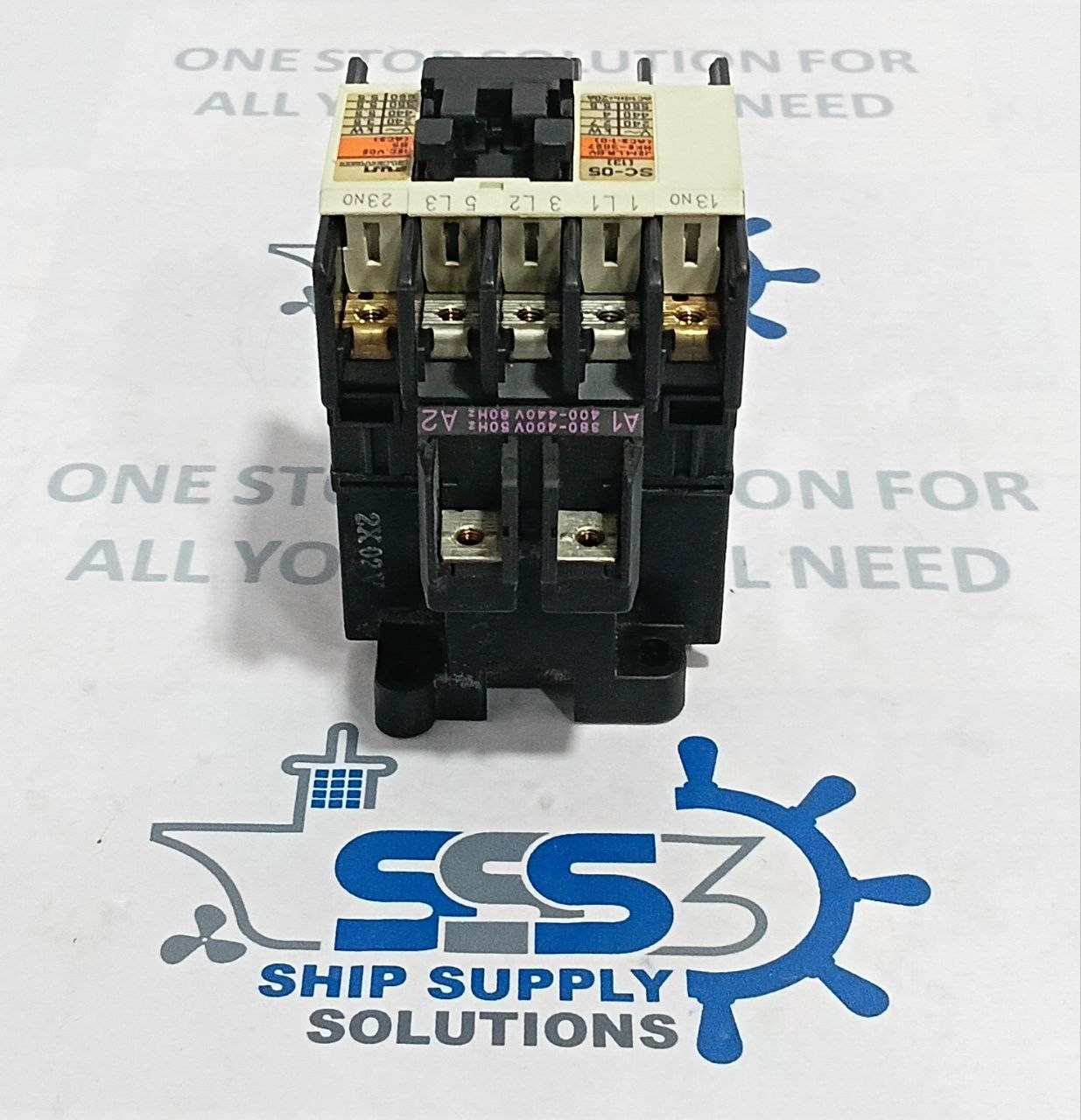 Fuji Electric SC-05 Contactor Coil Voltage 380-400V 50Hz 400-440V 60Hz, 13 Amp.