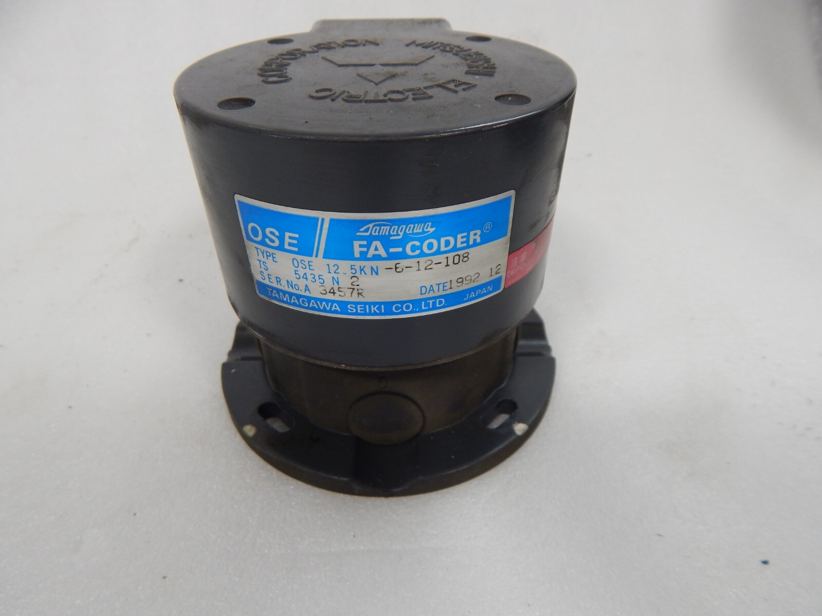 MITSUBISHI TAMAGAWA ENCODER FA-CODER OSE 12.5KN-6-12-108