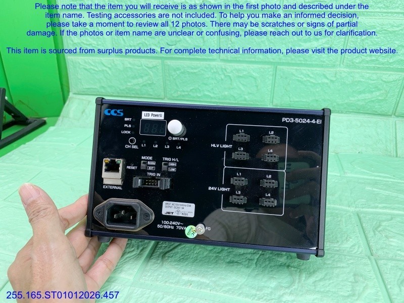 CCS PD3-5024-4-EI Control Unit MISSING LAMP as in photos, sn:9464, Tested, DHL