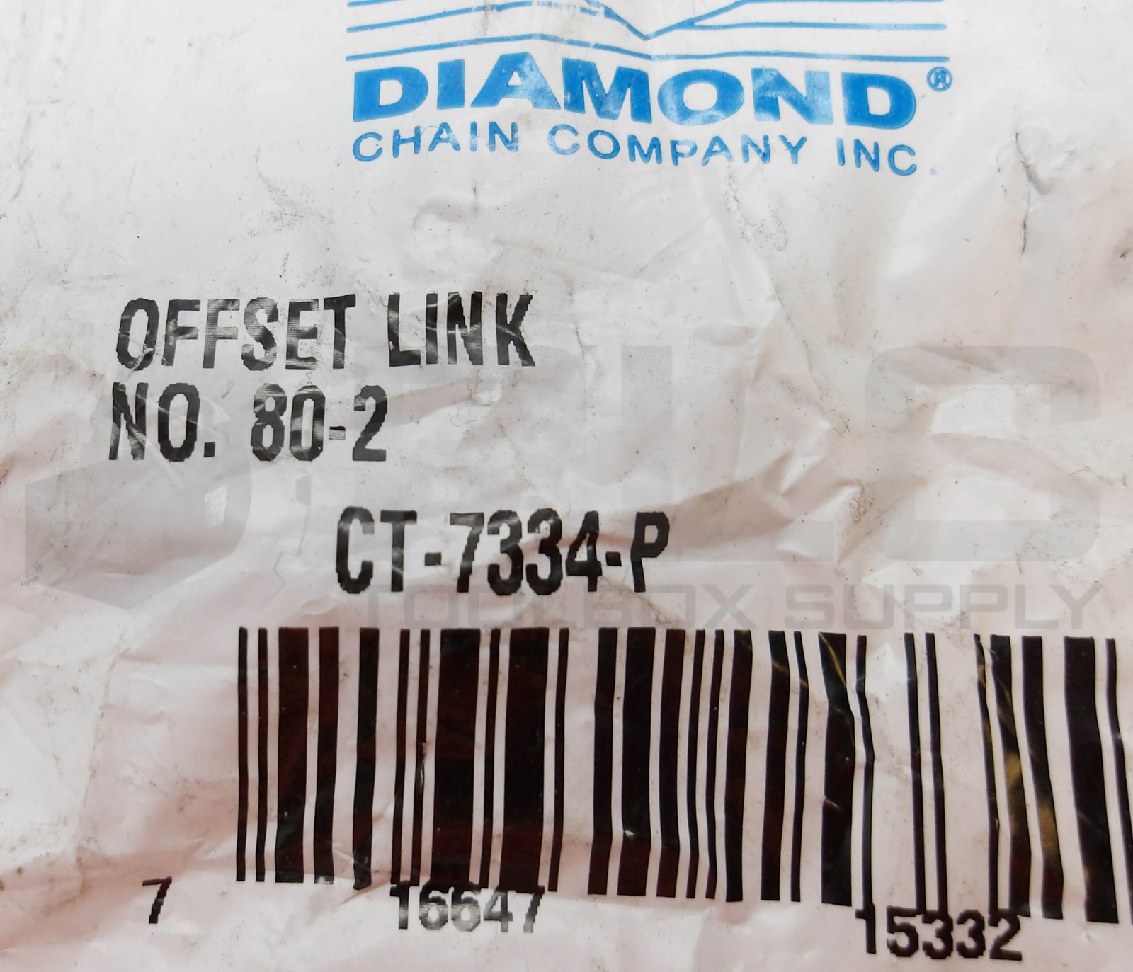 NEW SEALED LOT OF 4 DIAMOND 80-2 CT-7334-P OFFSET LINK