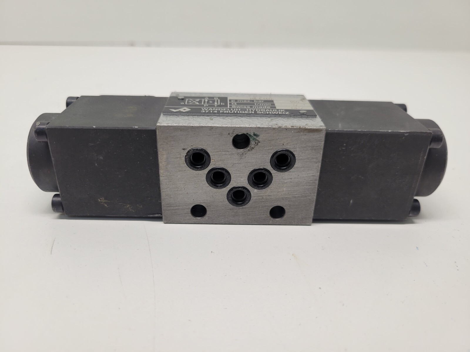 GOOD USED! WANDFLUH HYDRAULIK PNEUMATIC SOLENOID SPOOL VALVE BE4J40
