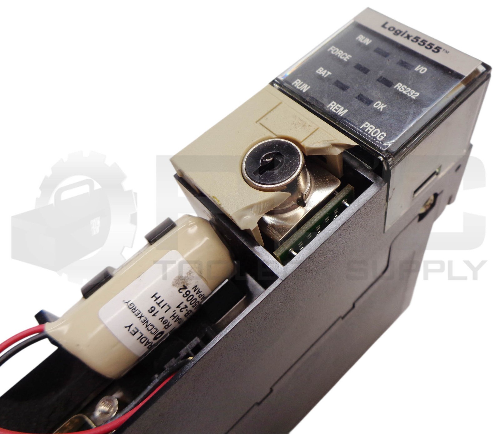 ALLEN BRADLEY 1756-L55 /A LOGIX 5555 PROC UNIT W/ 1756-M13 /A MEMORY EXP*READ*