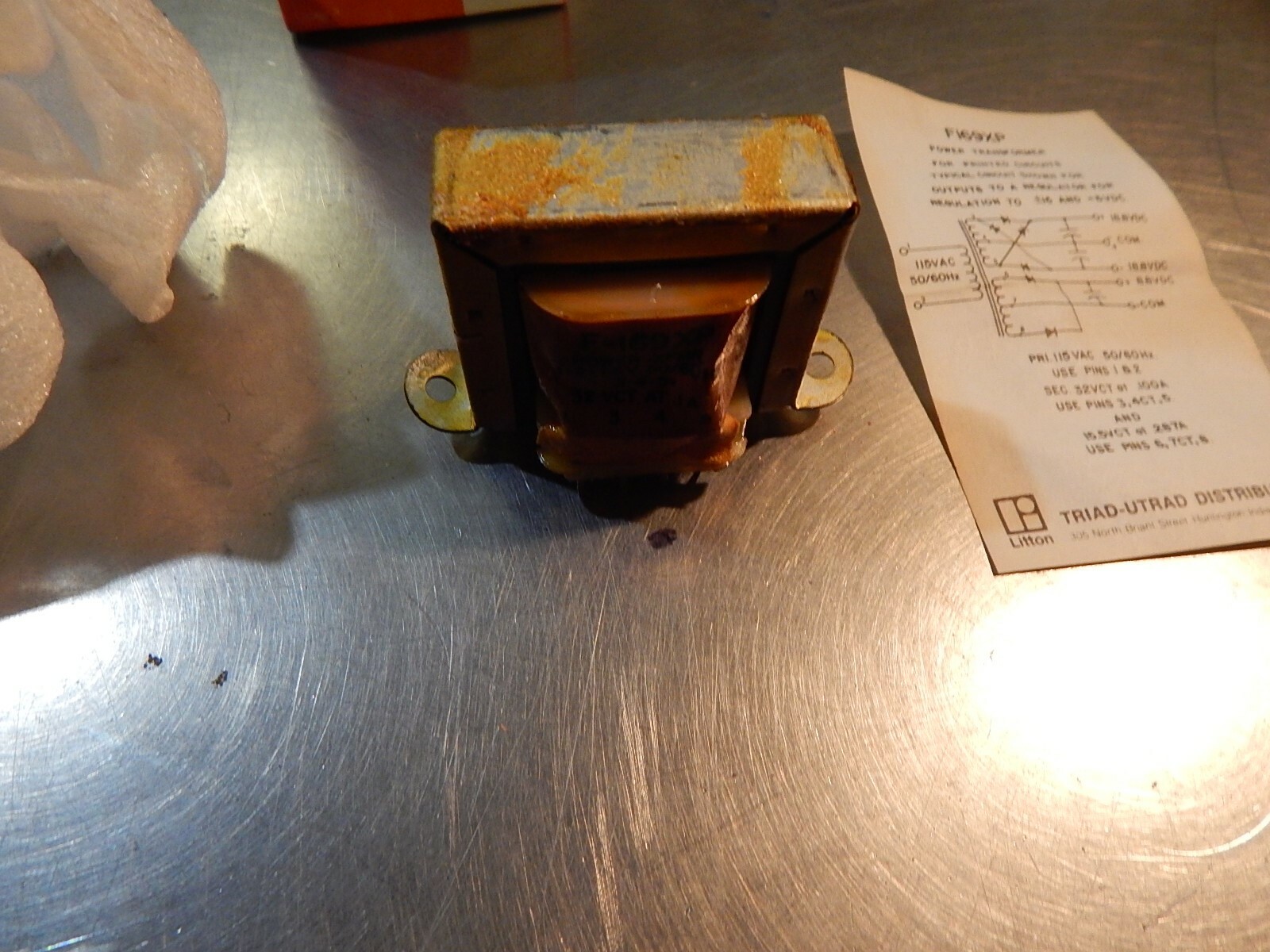 NEW Triad F169XP Power Transformer 115VAC 32VCT 10A *FREE SHIPPING*