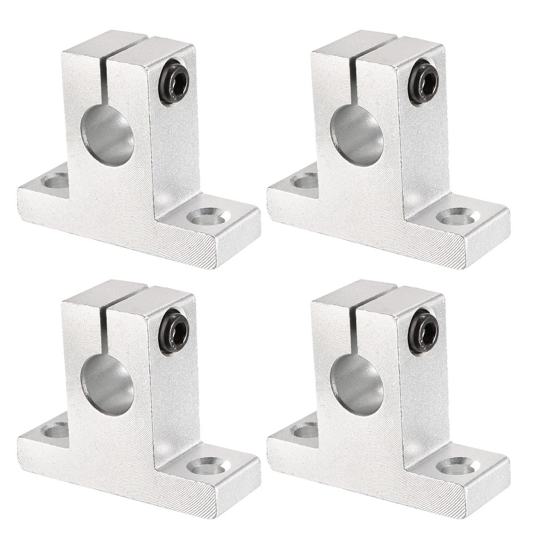 4PCS SK10 Linear Motion Rail Clamping Rod Rail Guide Support for 10mm Dia Shaft