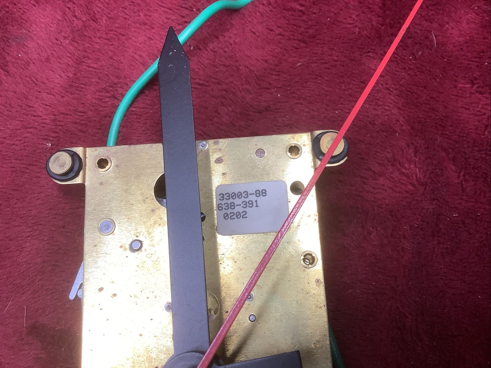 Used Simplex 12″ Synchronized Clock 115VAC Hands & Movement Gear Parts