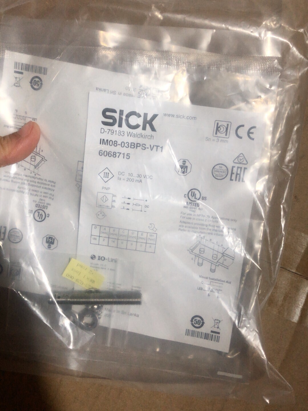 1P NEW SICK IM08-03BPS-VT1 Accept counteroffer