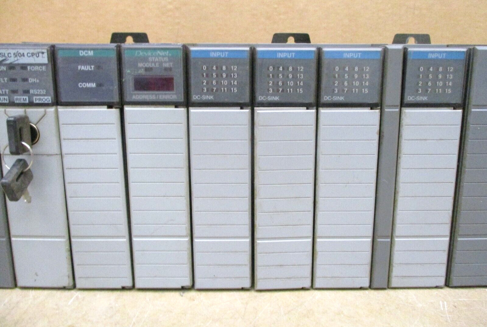 Allen-Bradley SLC 500 1746-P3 SLC 5/04 CPU 1747-L542 1747-DCM 1747-SDN 48694GN