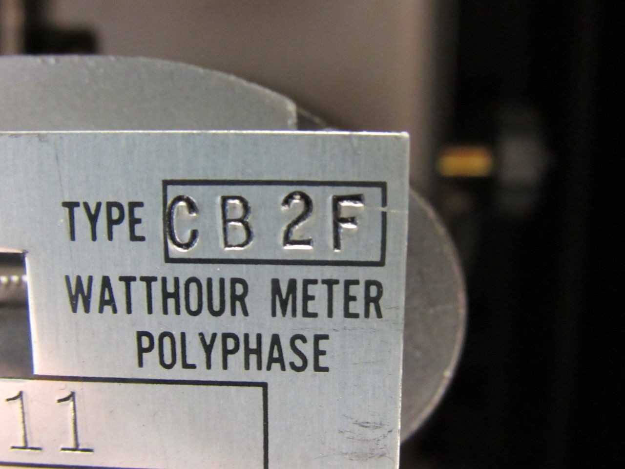 Westinghouse CB2F Switchboard Watt Hour Meter Polyphase 5A 120V *NEW Old Stock*