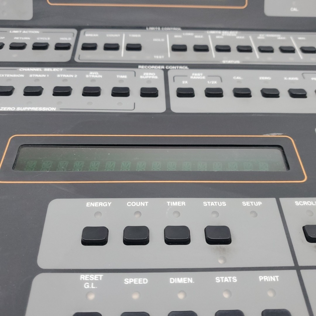 Instron 4500 Controller Panel Tensile Tester Control Panel- no power cord