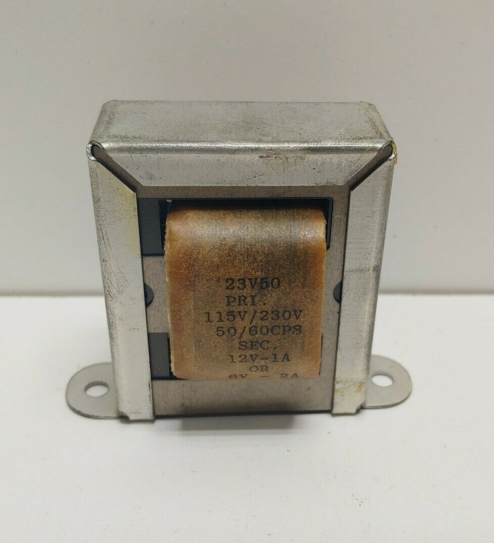 NEW! MIL-SPEC COMPONENTS CORP. 115/230V SEC 12V-1A POWER TRANSFORMER 23V50