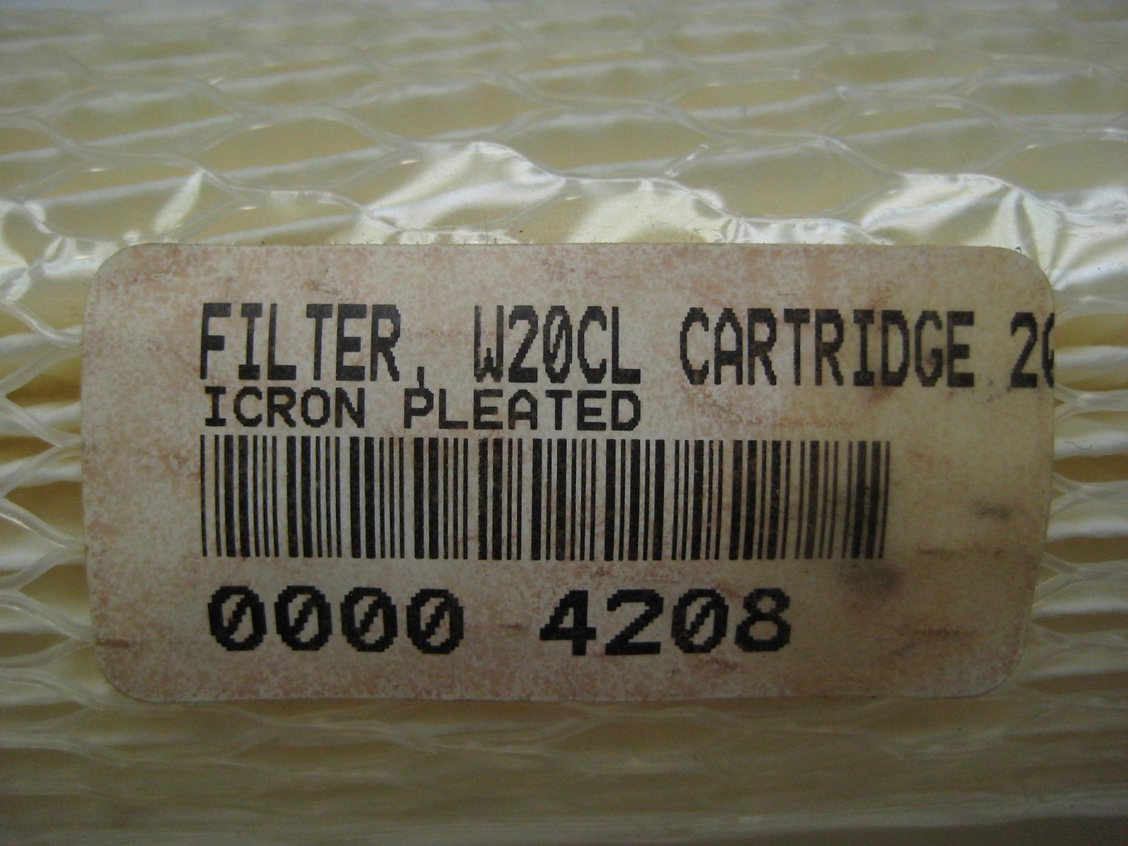 INDUSTRIAL SPARE E20CL FILTER NSMP