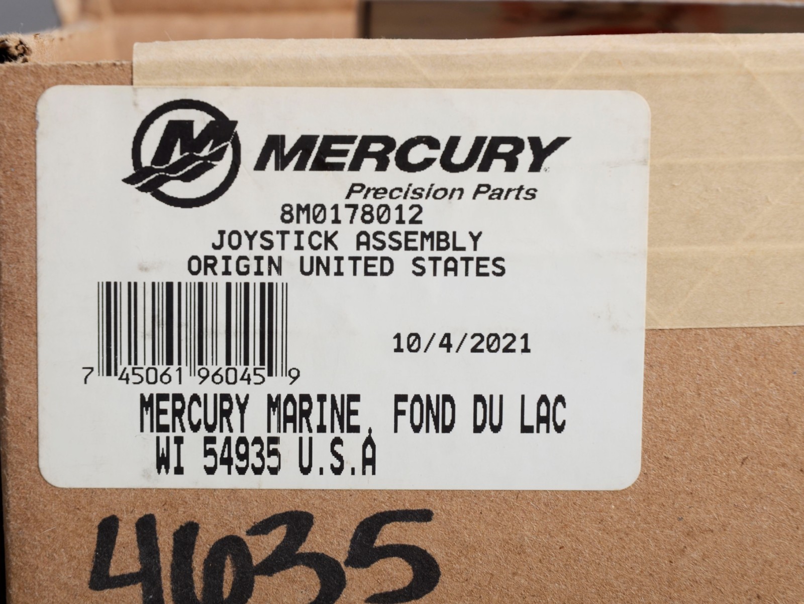Mercury Outboard Joystick Assembly OEM DTS Multi Engine 8M0178012 312S104-001