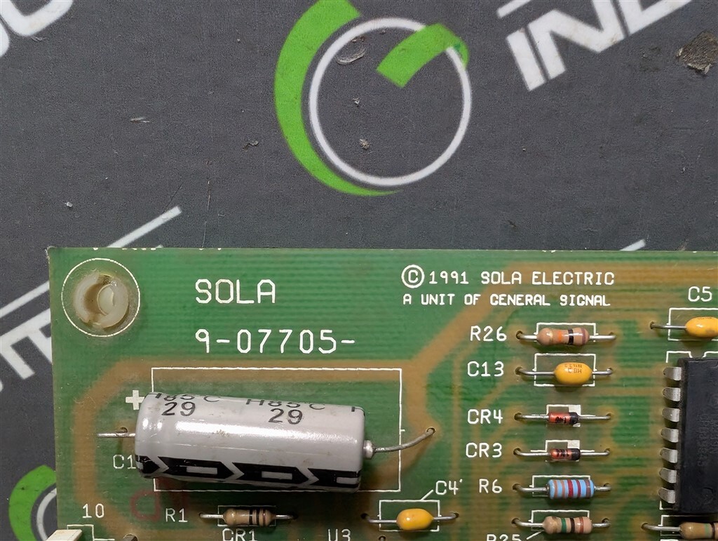 USED SOLA Electric 264-37161-0100 Power Supply Control Board 9-7705-1 Rev 01