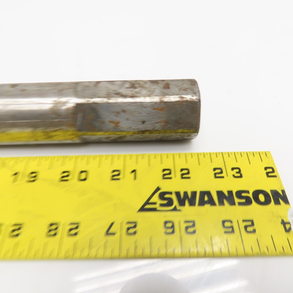 M24 Male x M10 Female Thread Draw Bar Shaft 540mm 21-1/4″ OAL